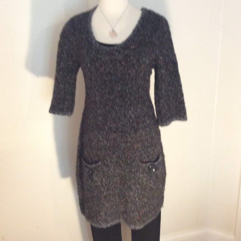 My Michelle Multicolored Sweater Dress